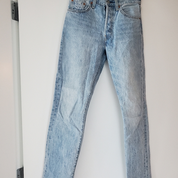 Levi's 501 skinny jeans in light wash - Picture 3 of 5